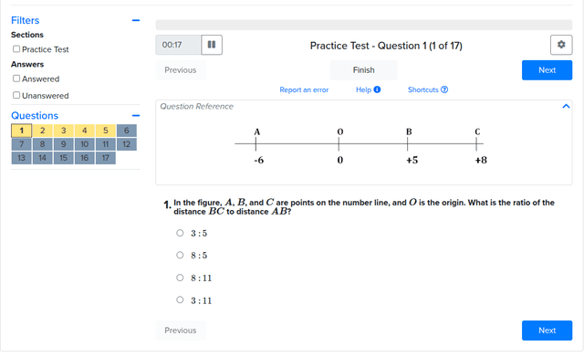 Hiset mathematic exam